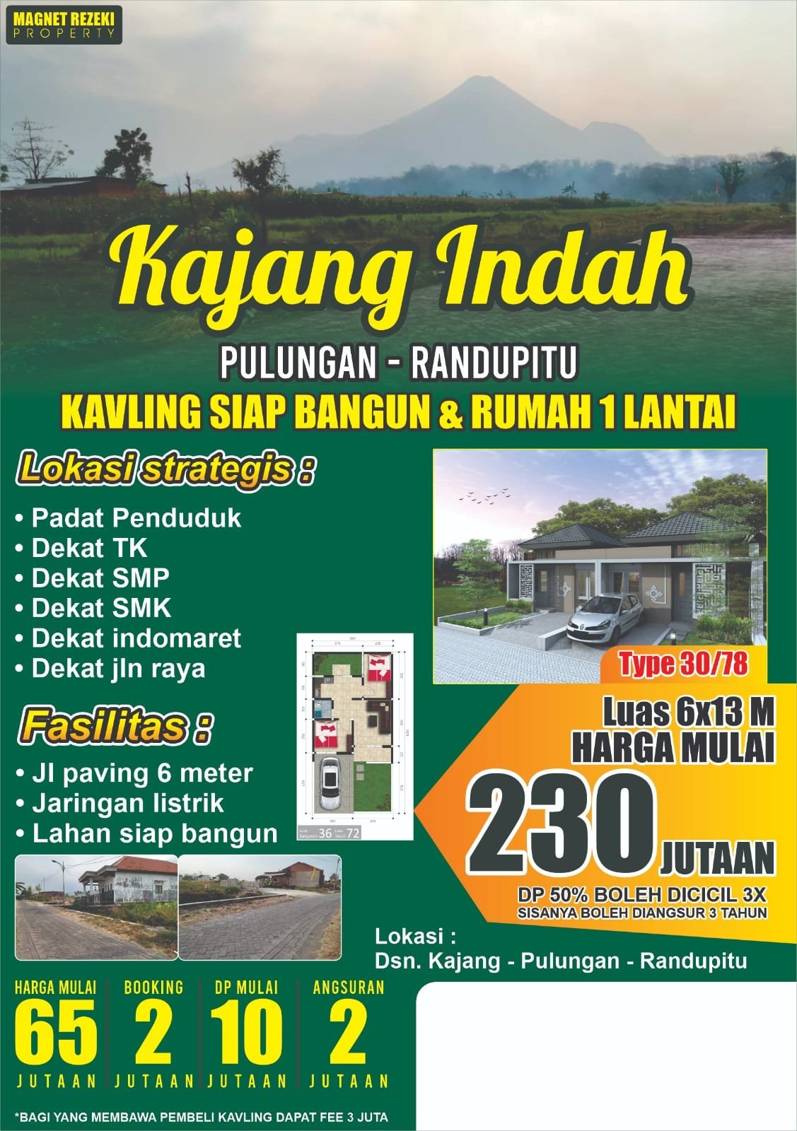 1JT sudah dapat Rumah